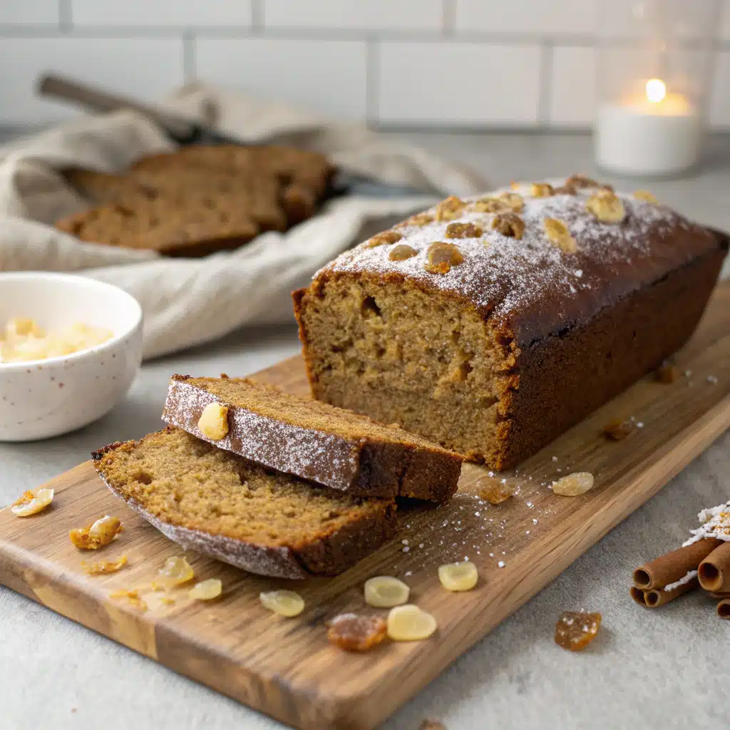 Healthy Gingerbread Loaf