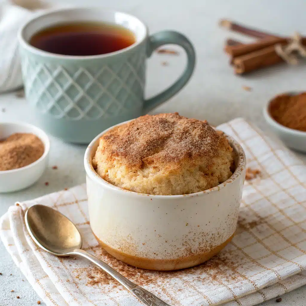 Snickerdoodle Mug Cake 1 Snickerdoodle Mug Cake