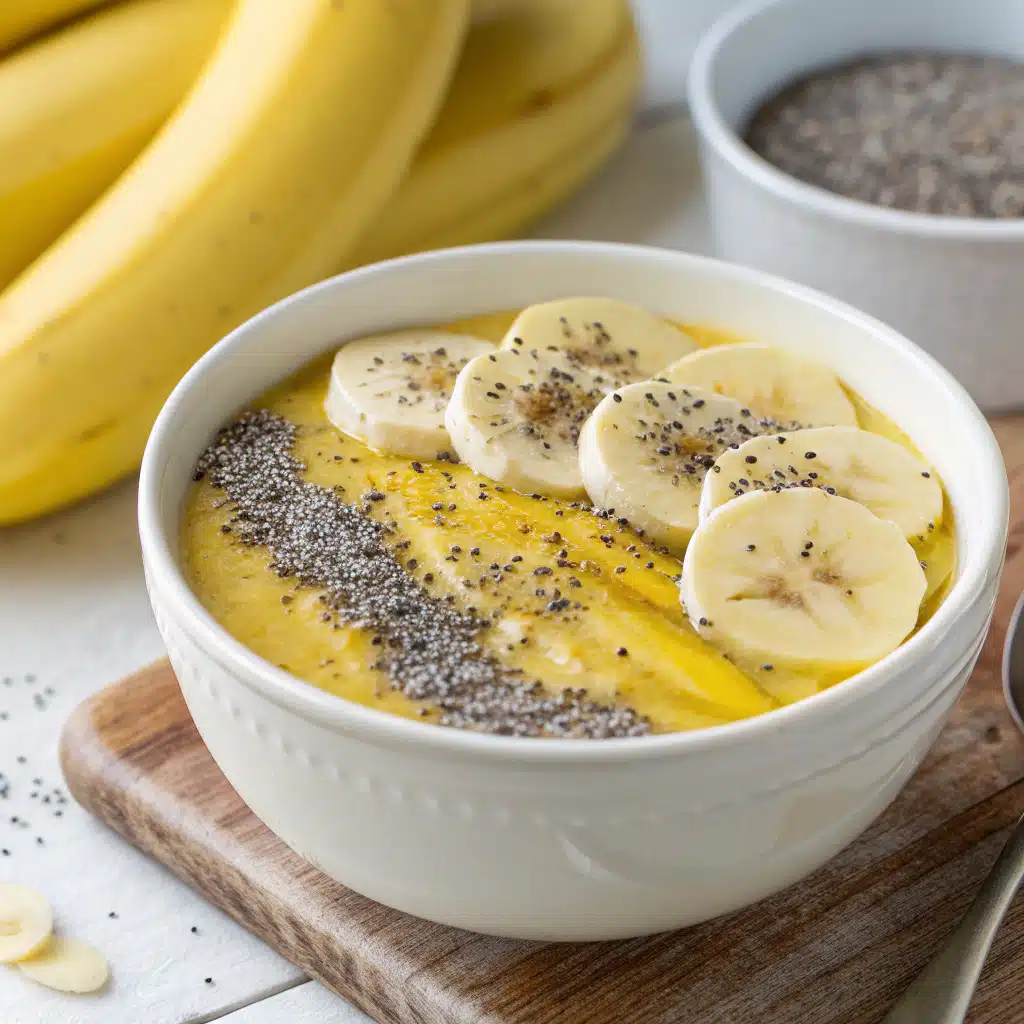 Creamy Banana Milk Chia Pudding