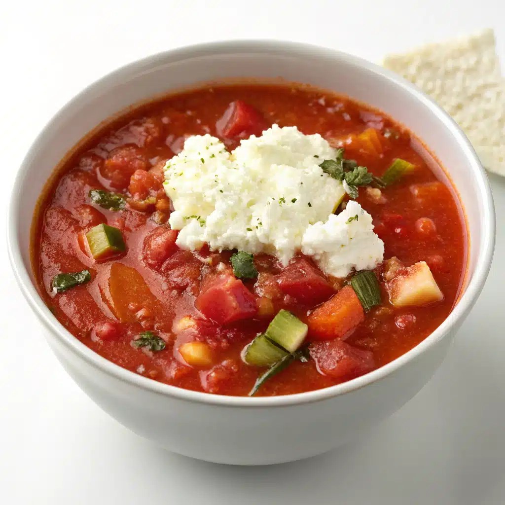 High Protein Tomato Soup With Cottage Cheese 1 High Protein Tomato Soup With Cottage Cheese
