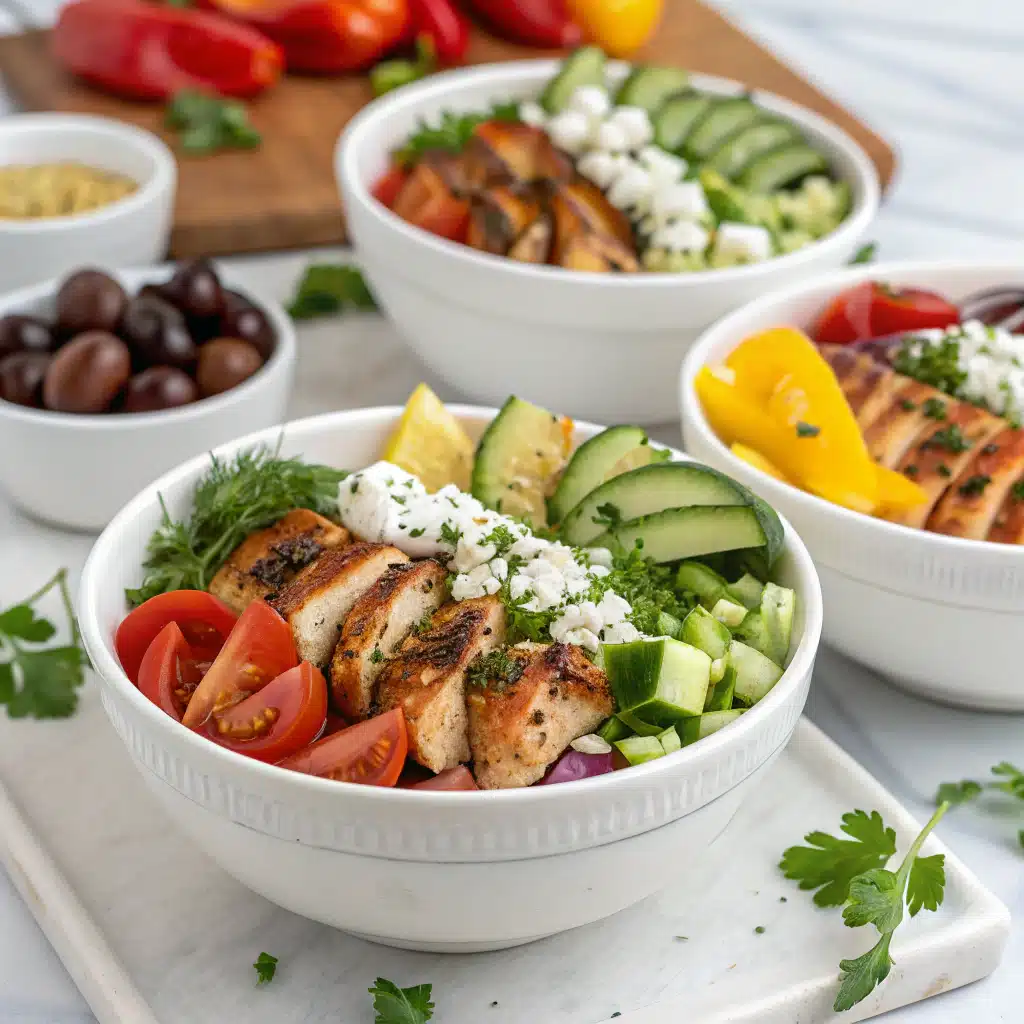 Mediterranean Chicken Bowls