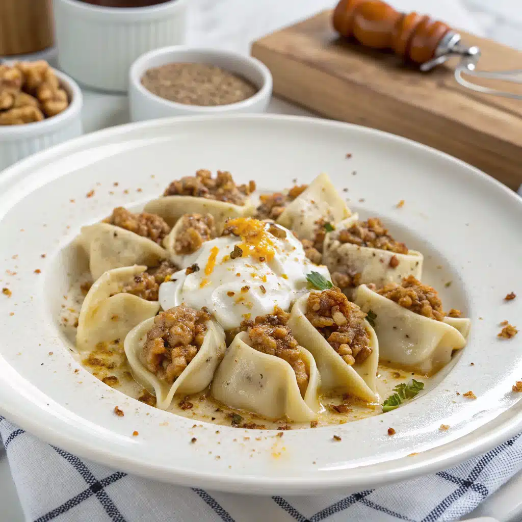 Turkish Pasta (Manti-style)