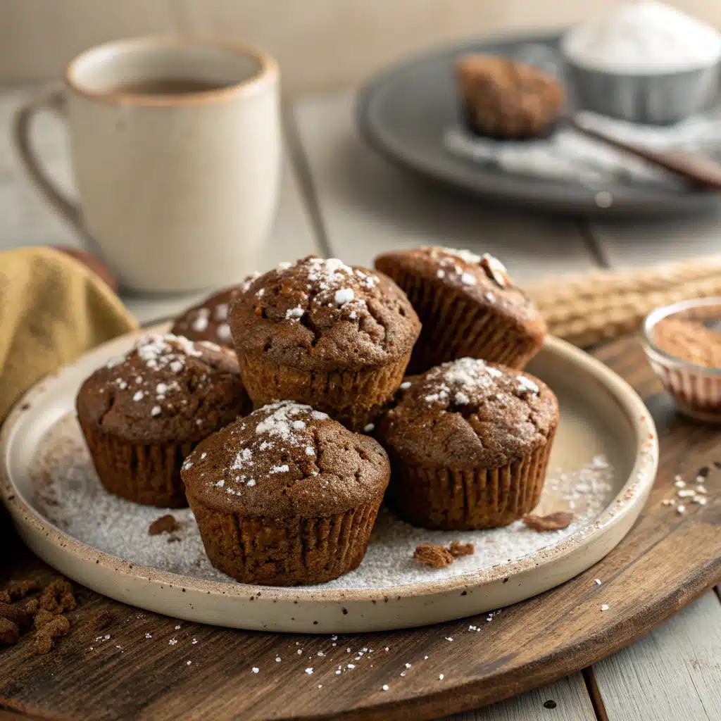 Cocoa Oatmeal Muffins