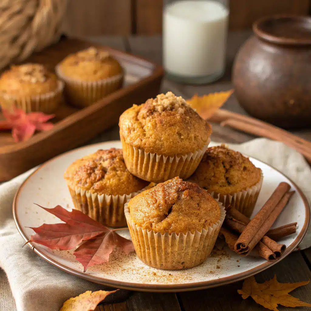 Healthy Pumpkin Spice Cottage Cheese Muffins for Fall Enjoyment