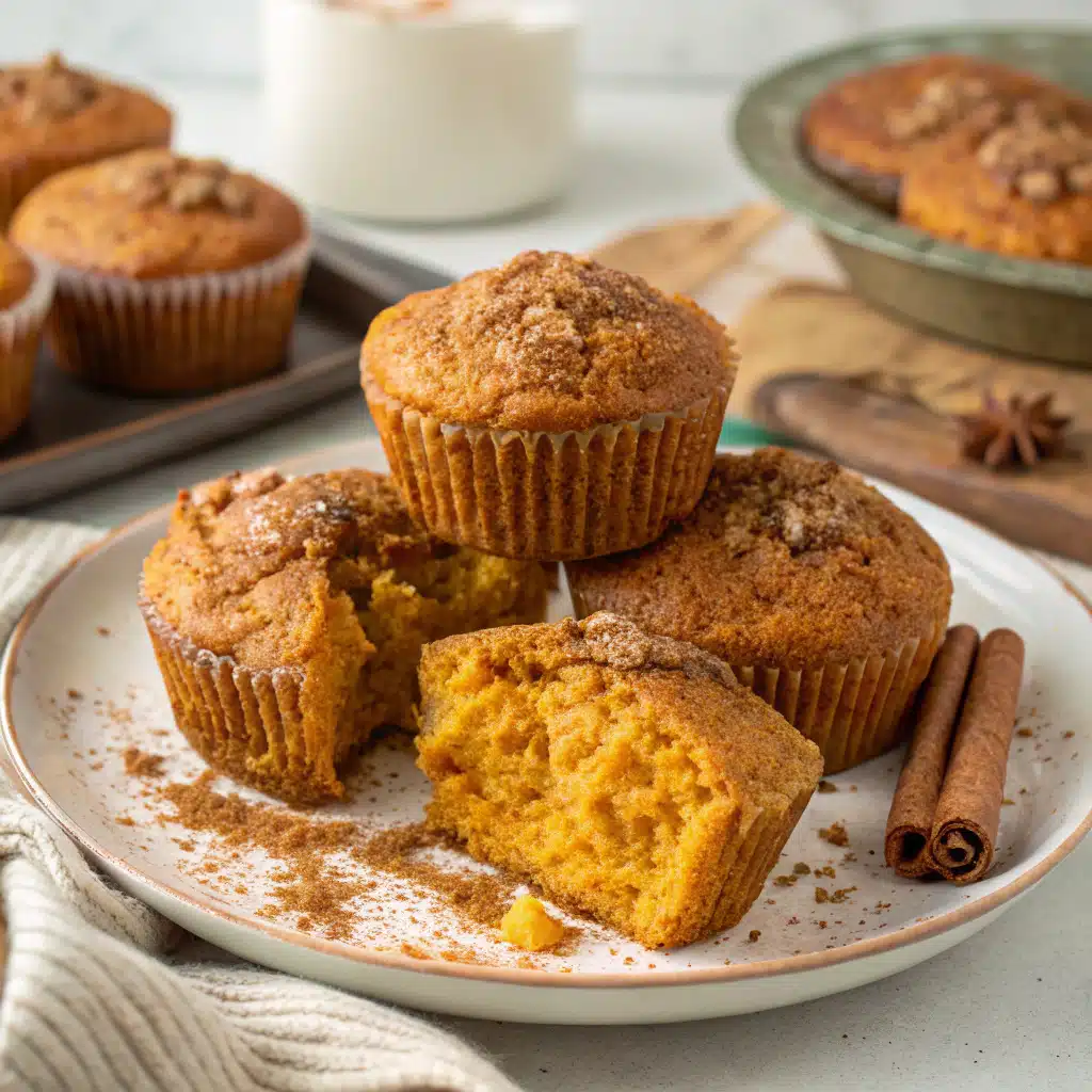 Easy High-Protein Cottage Cheese Pumpkin Muffins