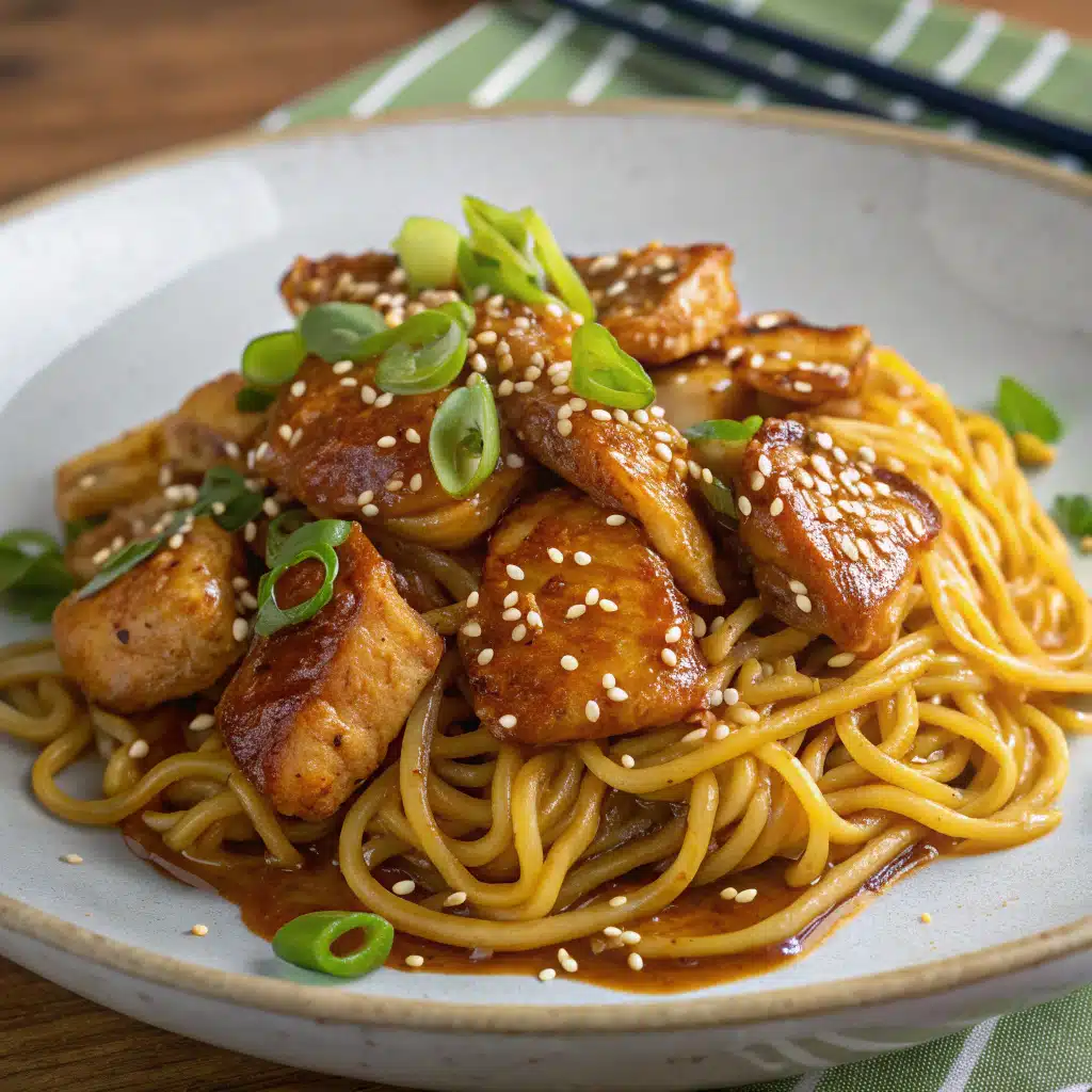 Chicken Teriyaki Noodles