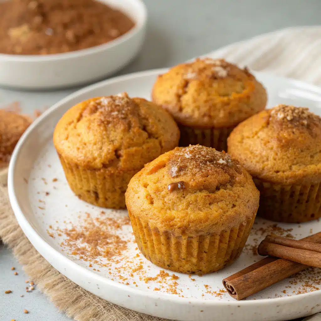 Easy High-Protein Cottage Cheese Pumpkin Muffins