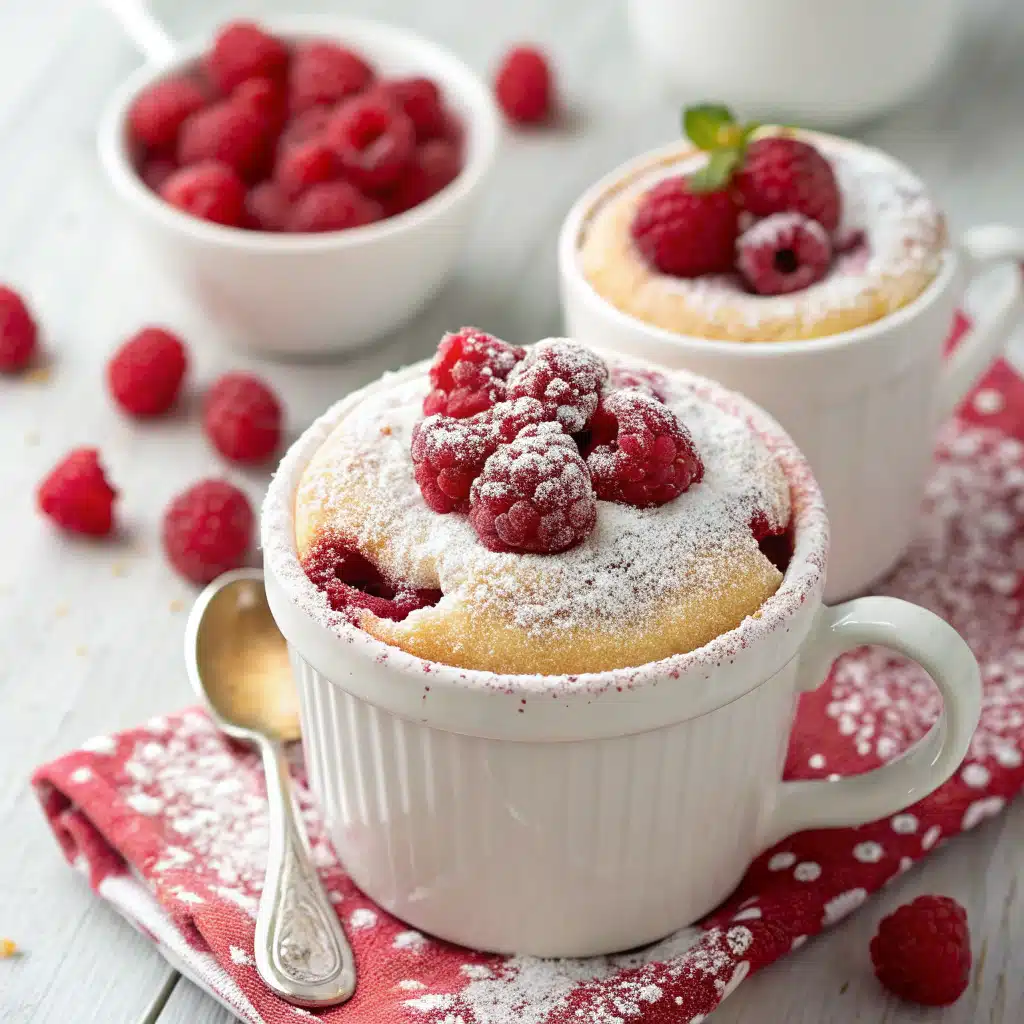 Raspberry Mug Cake