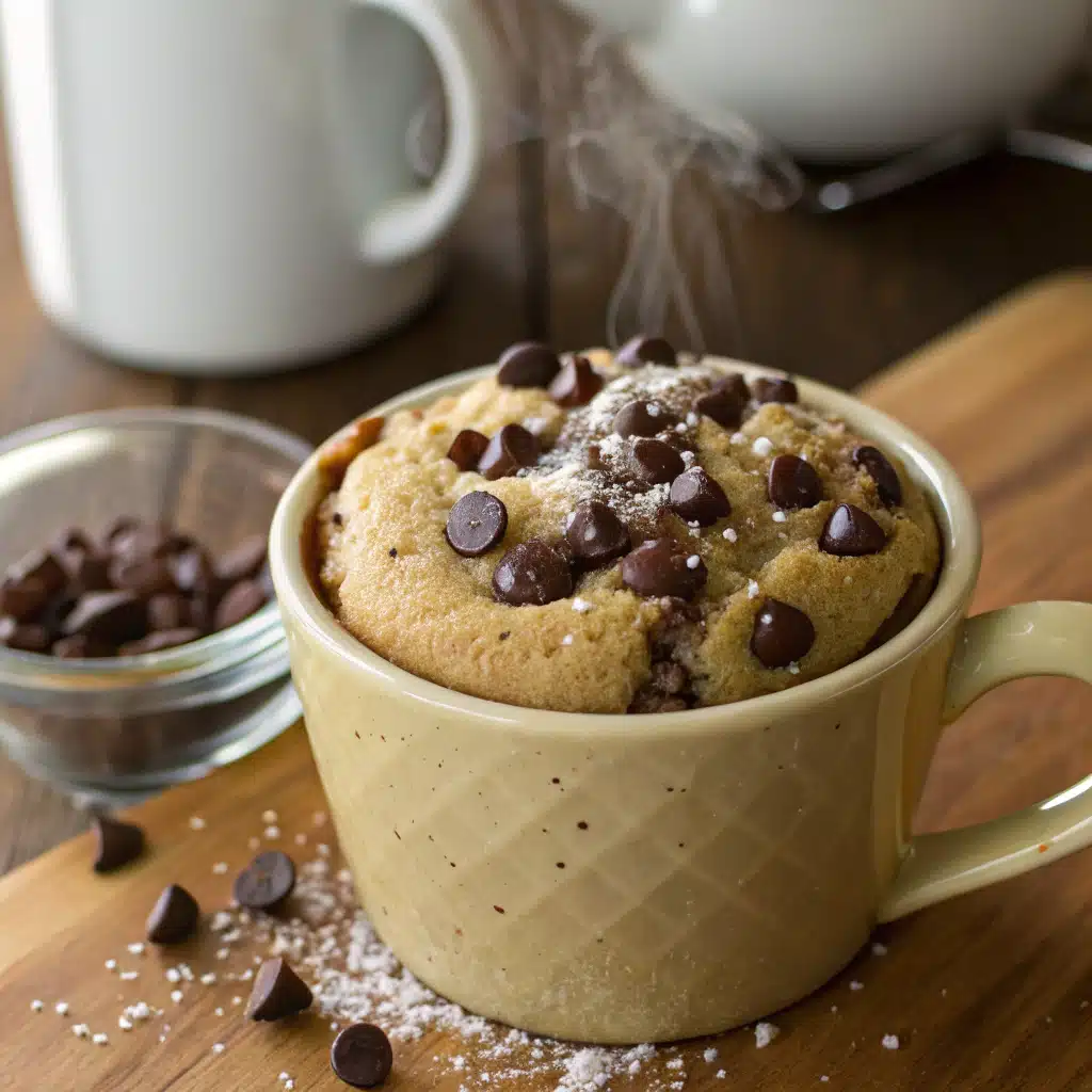 Chocolate Chip Mug Cake