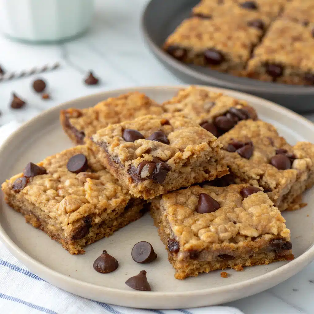 Oatmeal Chocolate Chip Bars