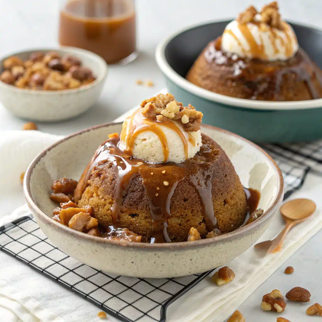 Sticky Toffee Bowl Cake