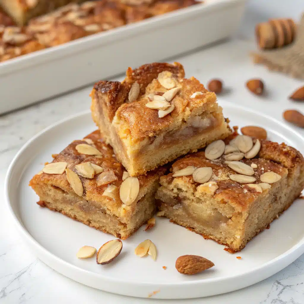 Decadent Almond Croissant Blondies