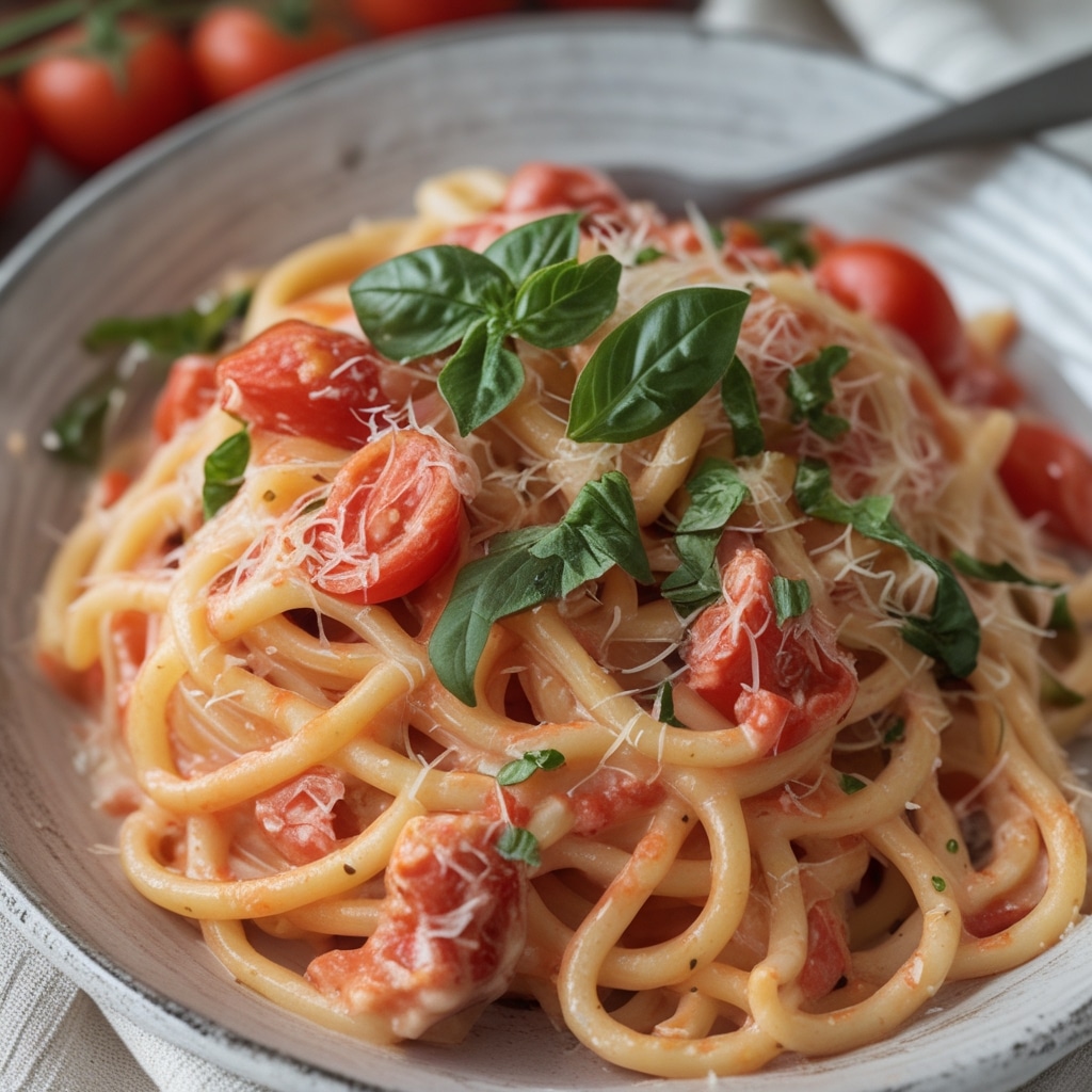 Creamy tomato pasta