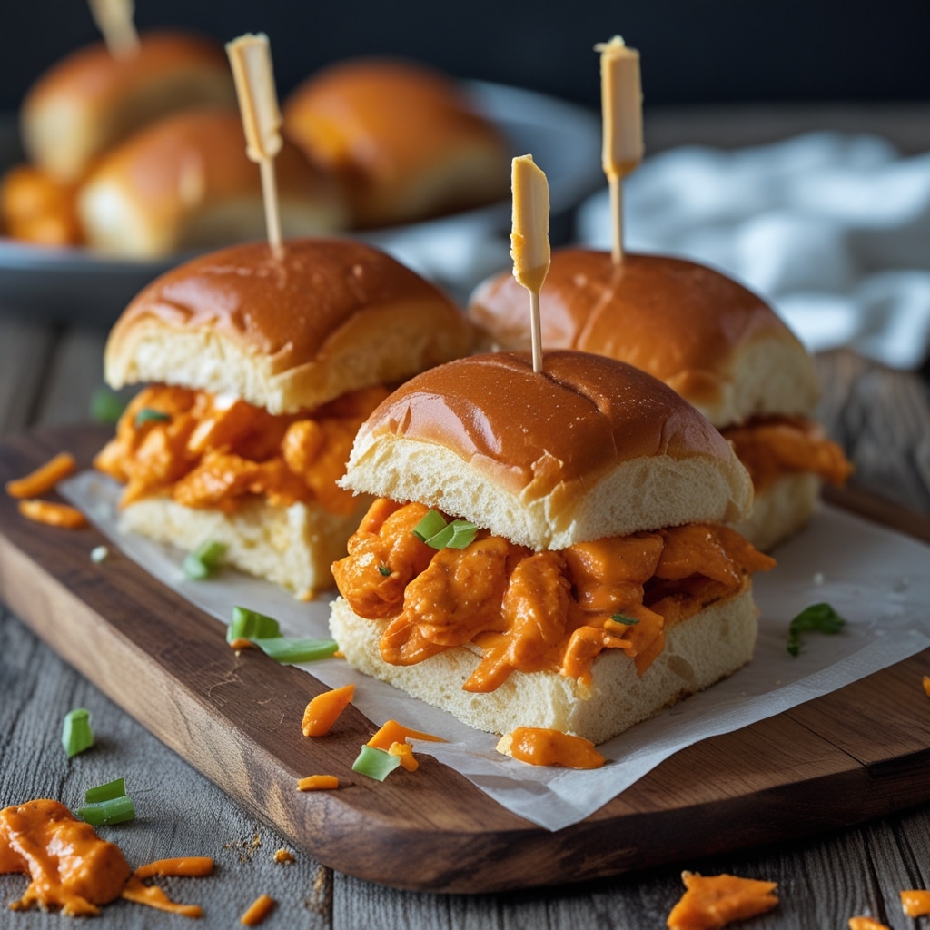 Buffalo chicken sliders 1 Buffalo chicken sliders