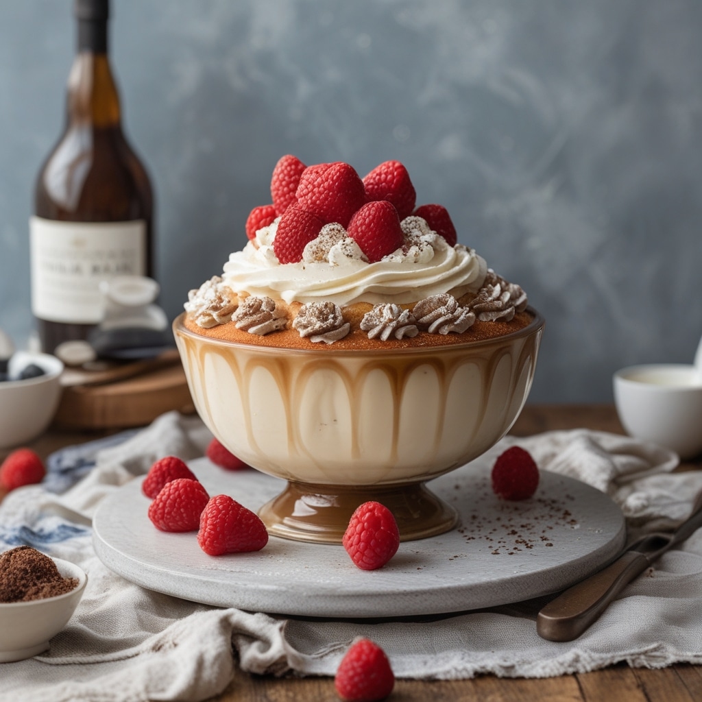 Vanilla Bean Cream Bowl Cake