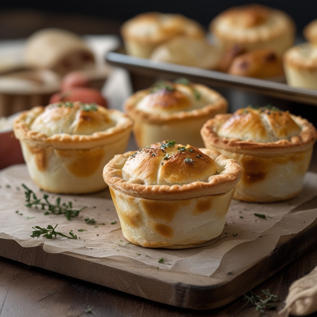 Mini chicken pot pies 1 Mini chicken pot pies