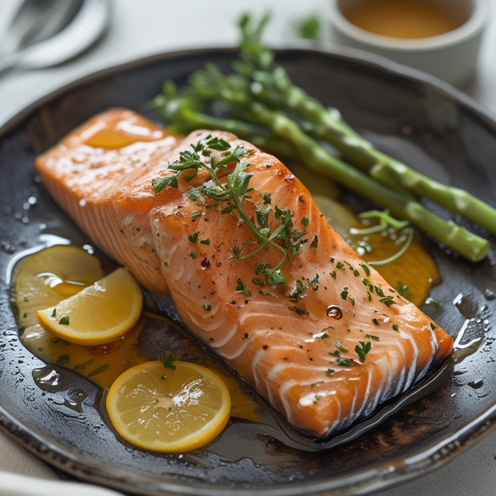 Honey mustard salmon 1 Honey mustard salmon