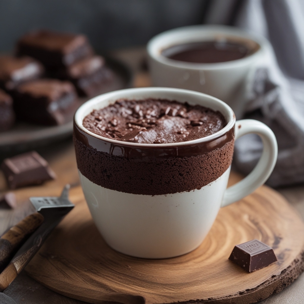 Chocolate mug brownie