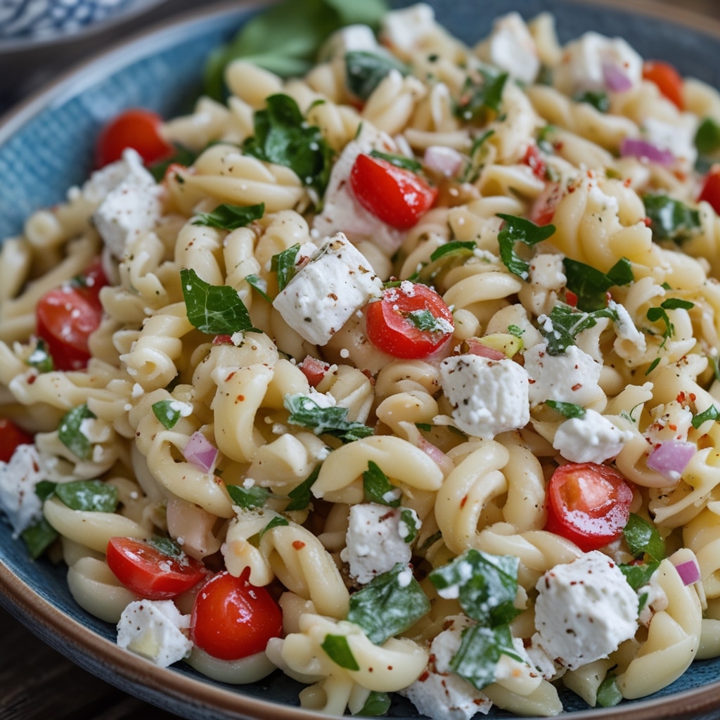 Greek pasta salad