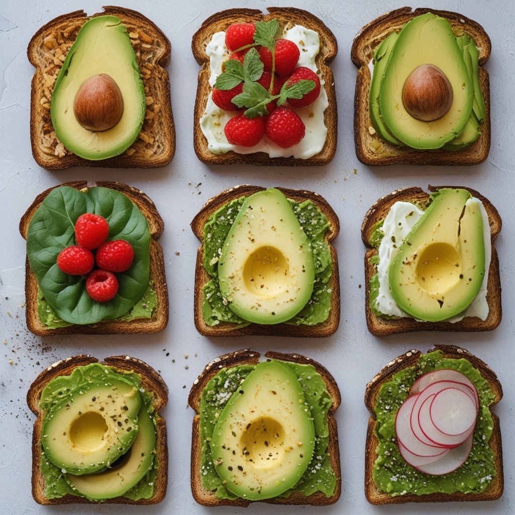 Avocado Toast Variations 1 Avocado Toast Variations
