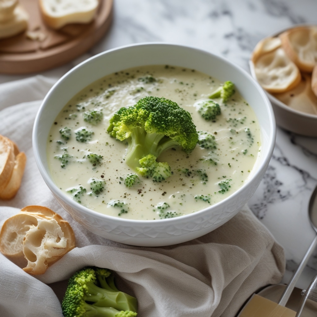 Creamy broccoli soup
