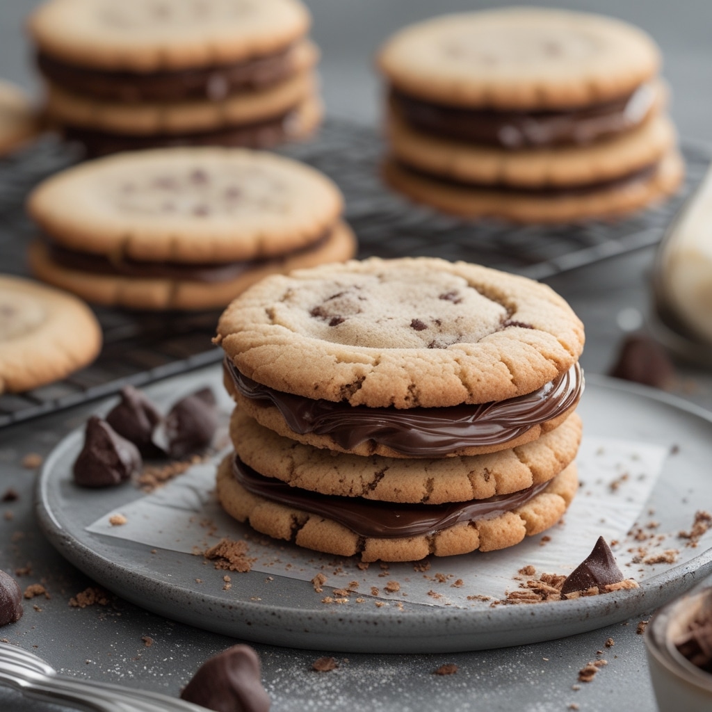 Nutella Stuffed Cookies 1 Nutella Stuffed Cookies