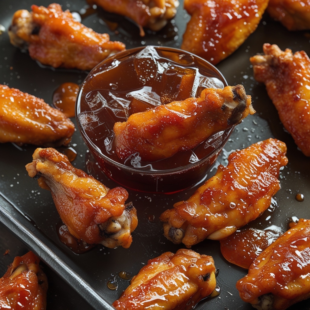 Sweet & Spicy Coca-Cola Chicken Wings