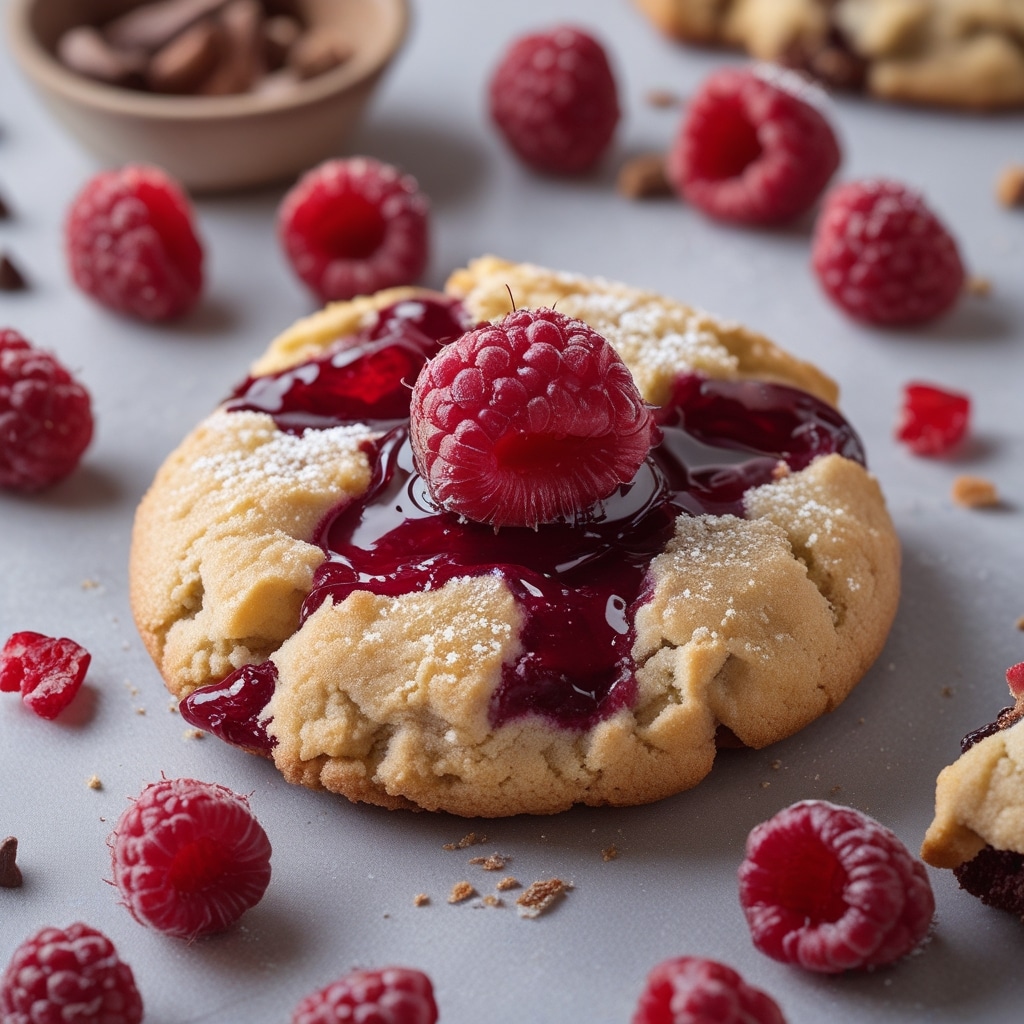 Mouthwatering Raspberry Cookie - Etsy