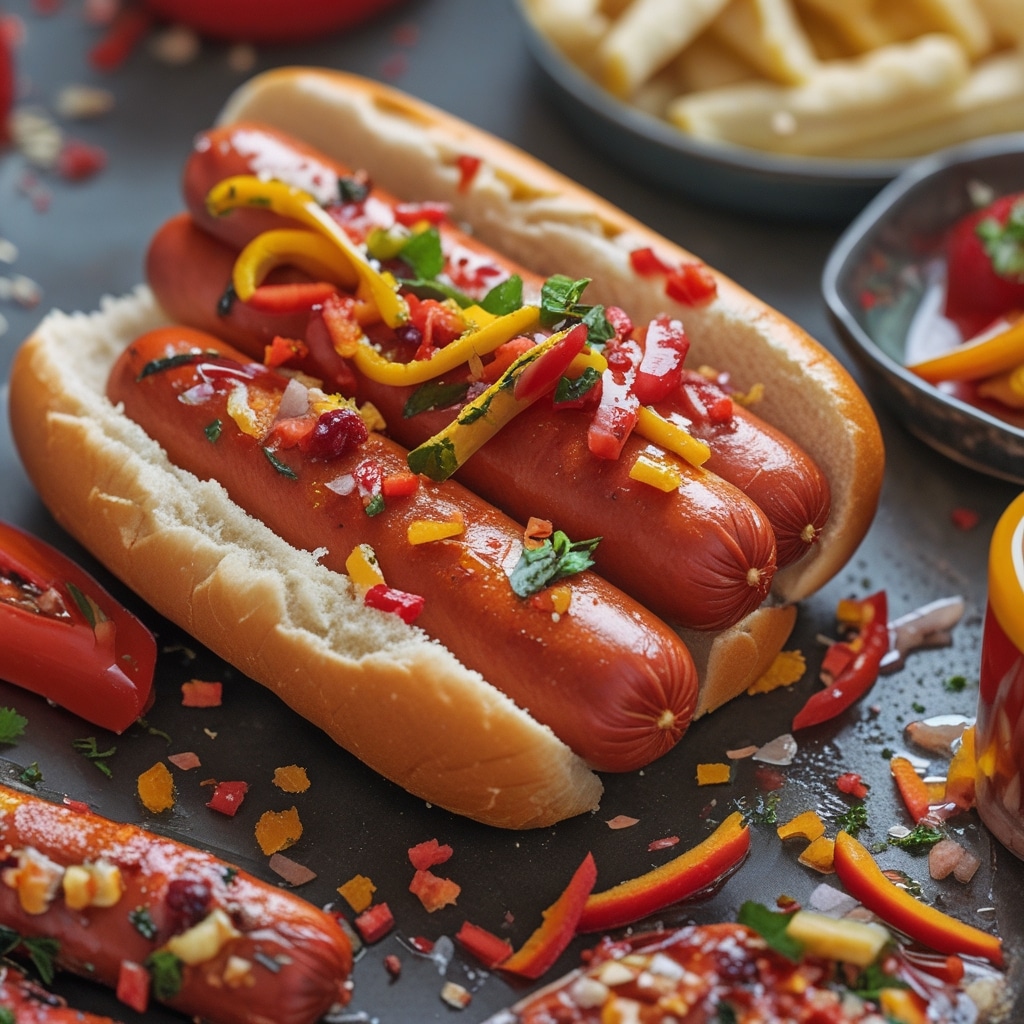 Flavorful Firecracker Hot Dogs