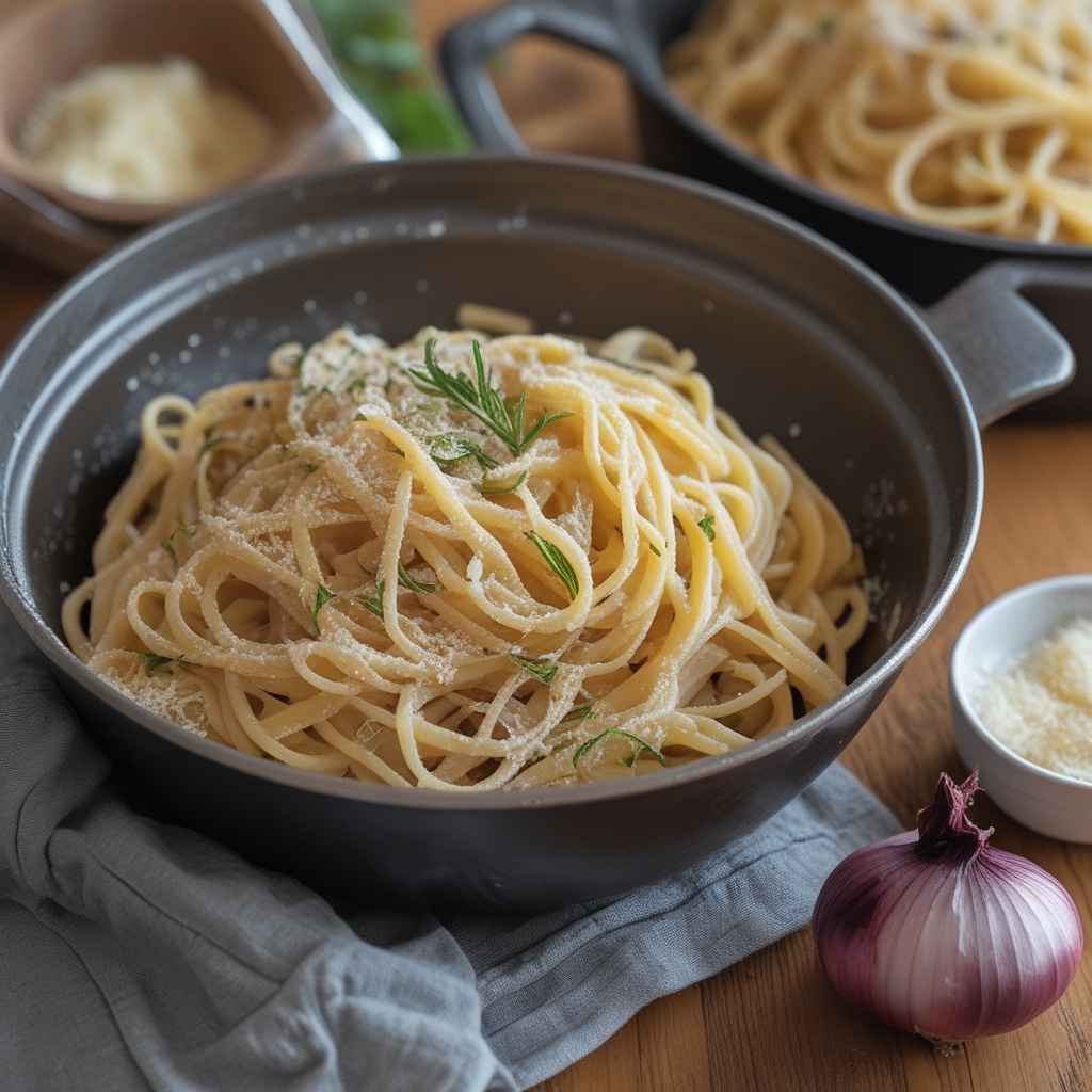 One Pot French Onion Pasta Recipe