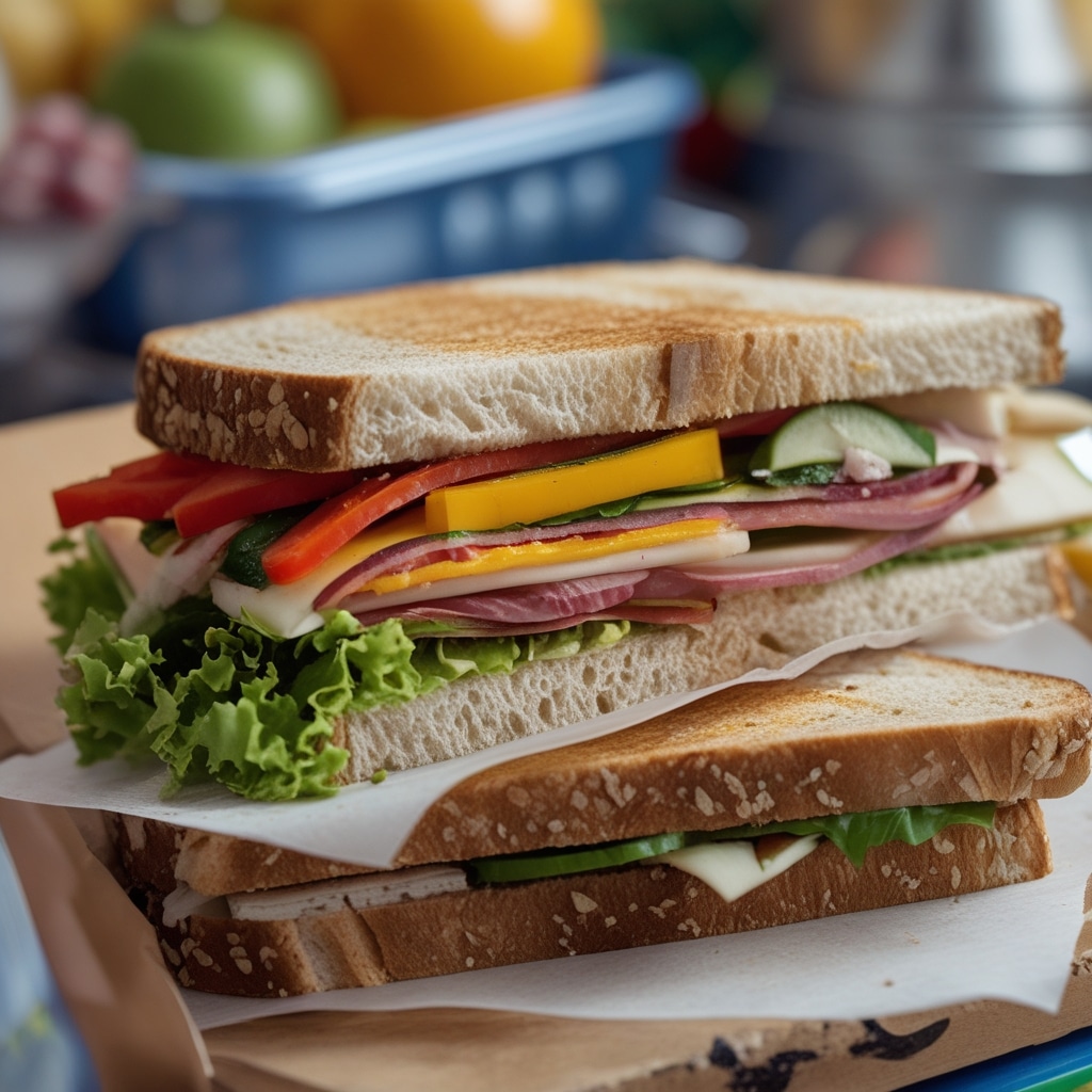 School Lunch Sandwiches