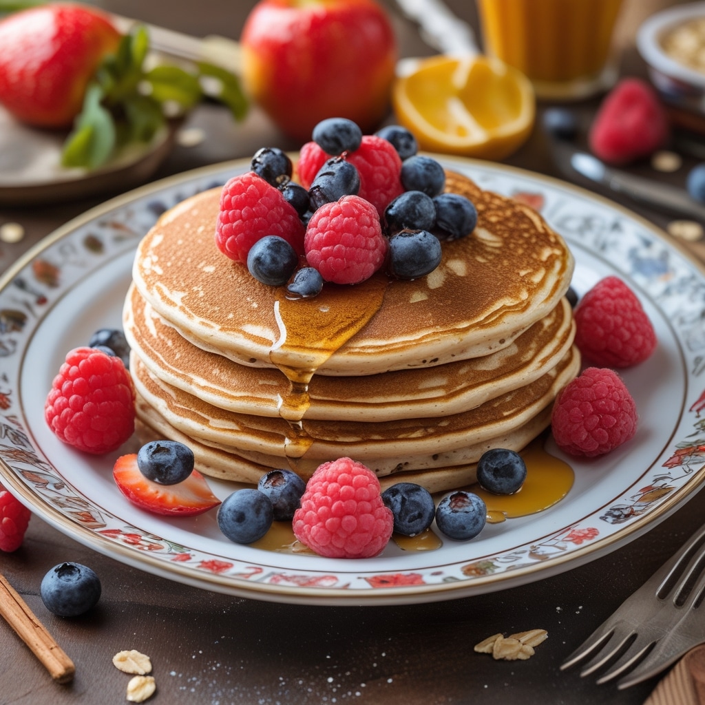 Healthy Oatmeal Pancakes for a Quick School Breakfast