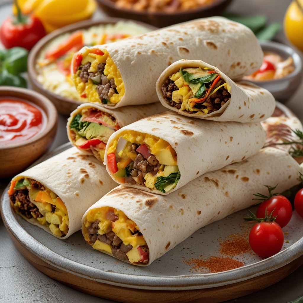Amazing Breakfast Burritos | Ready to Grab and Go!