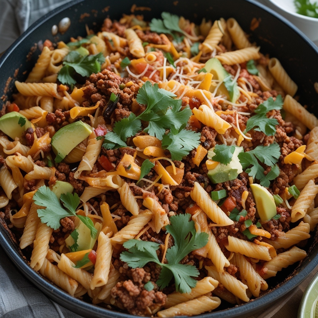Quick Dinner: One-Pan Taco Pasta Ready in 30 Minutes 1 Quick Dinner: One-Pan Taco Pasta Ready in 30 Minutes
