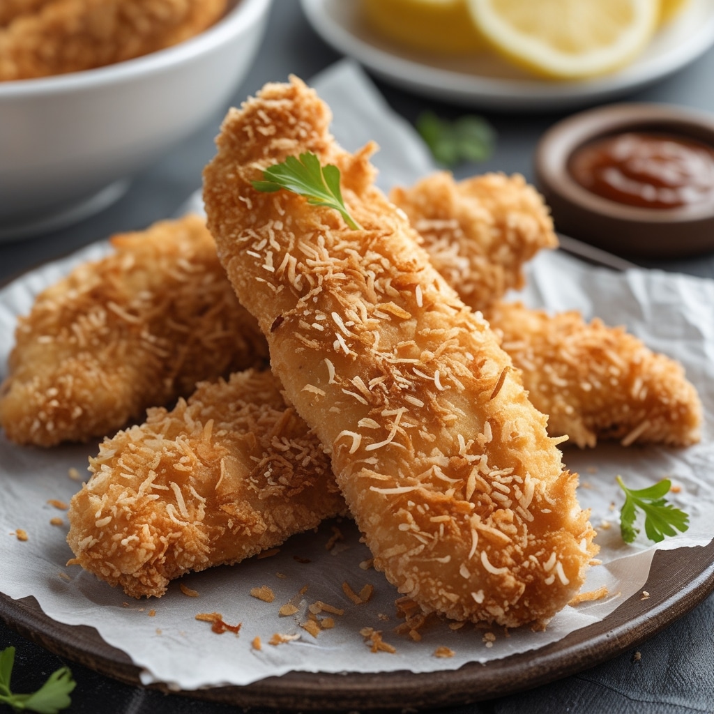 Crispy Coconut Chicken Tenders