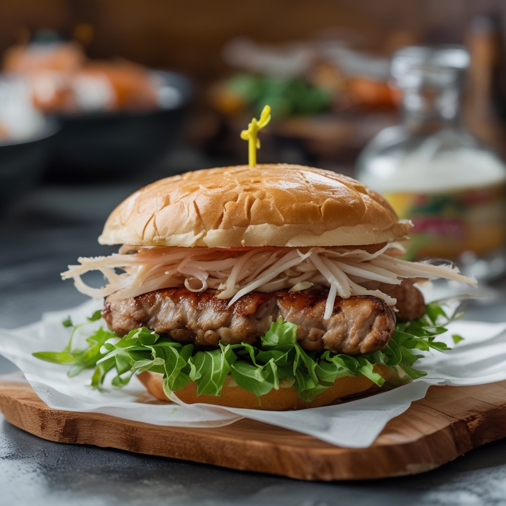 Pork Banh Mi Burger
