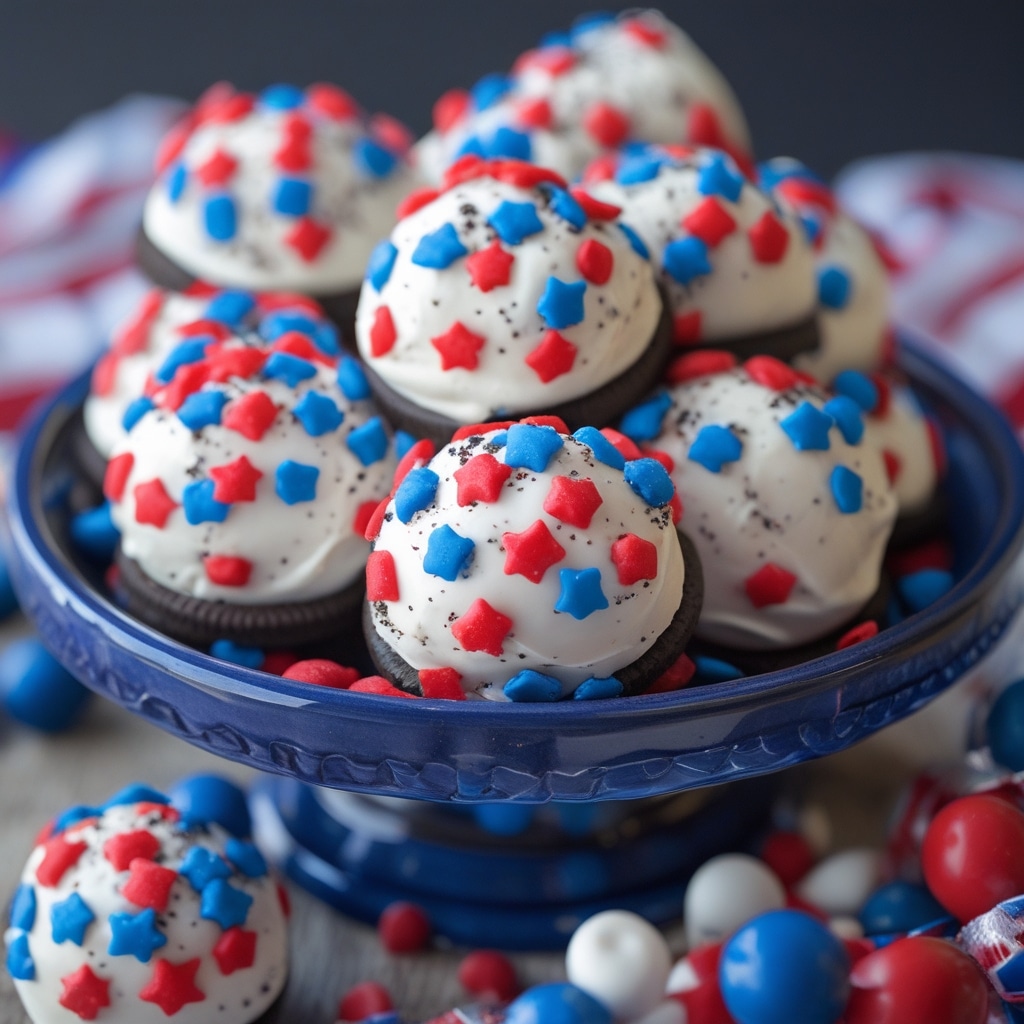 4th Of July Oreo Balls