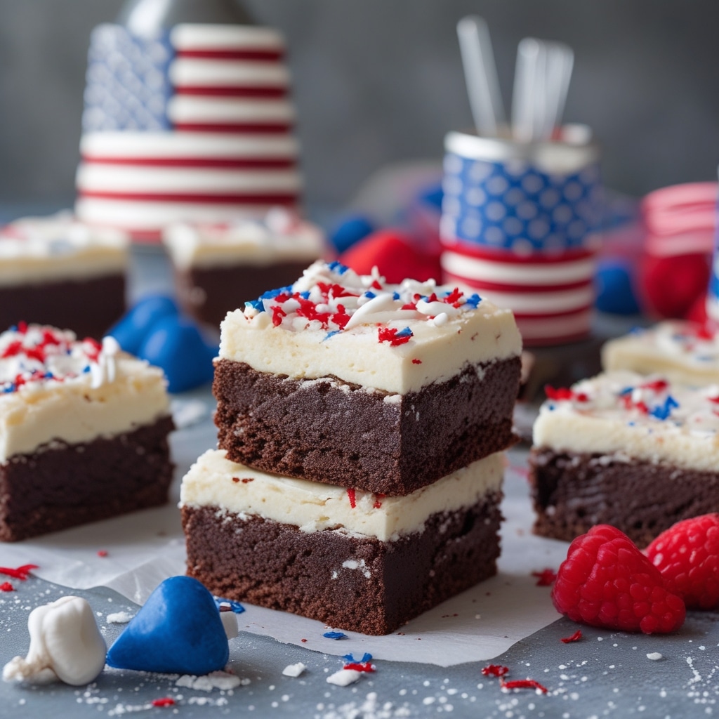 The Best 4th July Brownies EVER