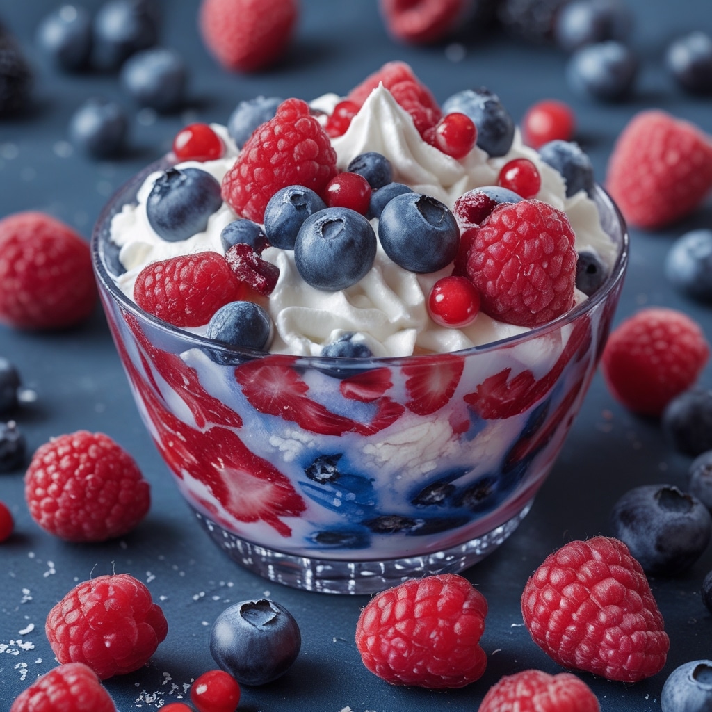 Red White & Blue Mixed Berry Yum Yum