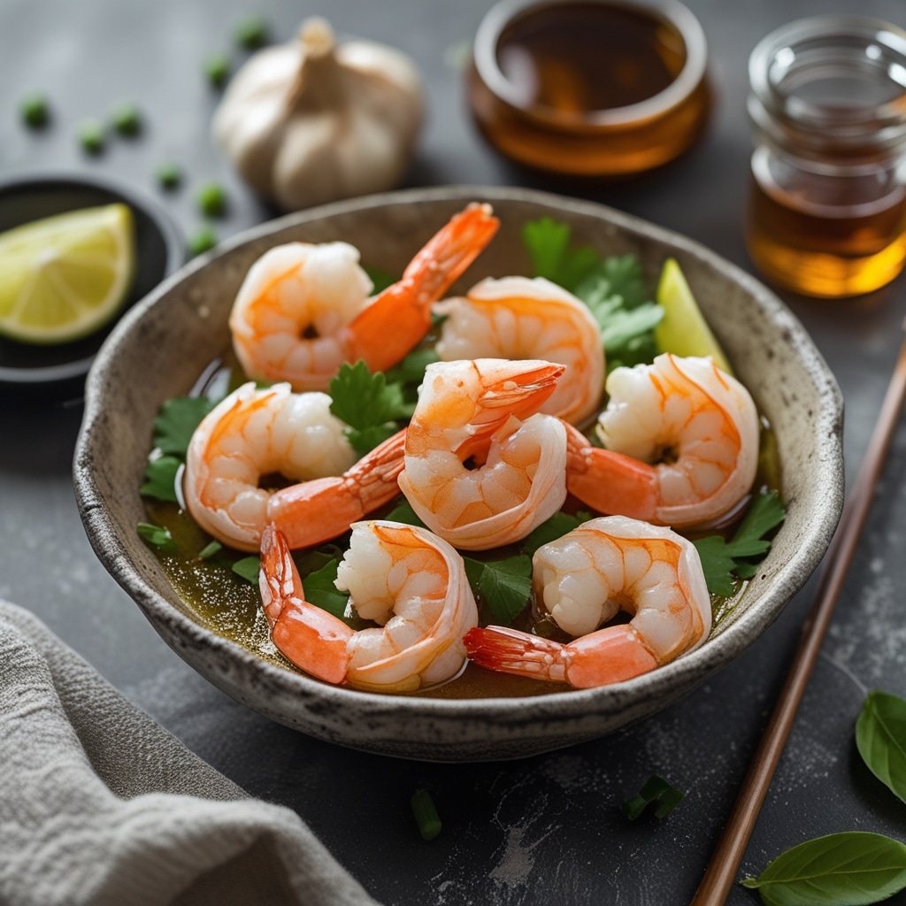 High Protein Honey Garlic Shrimp