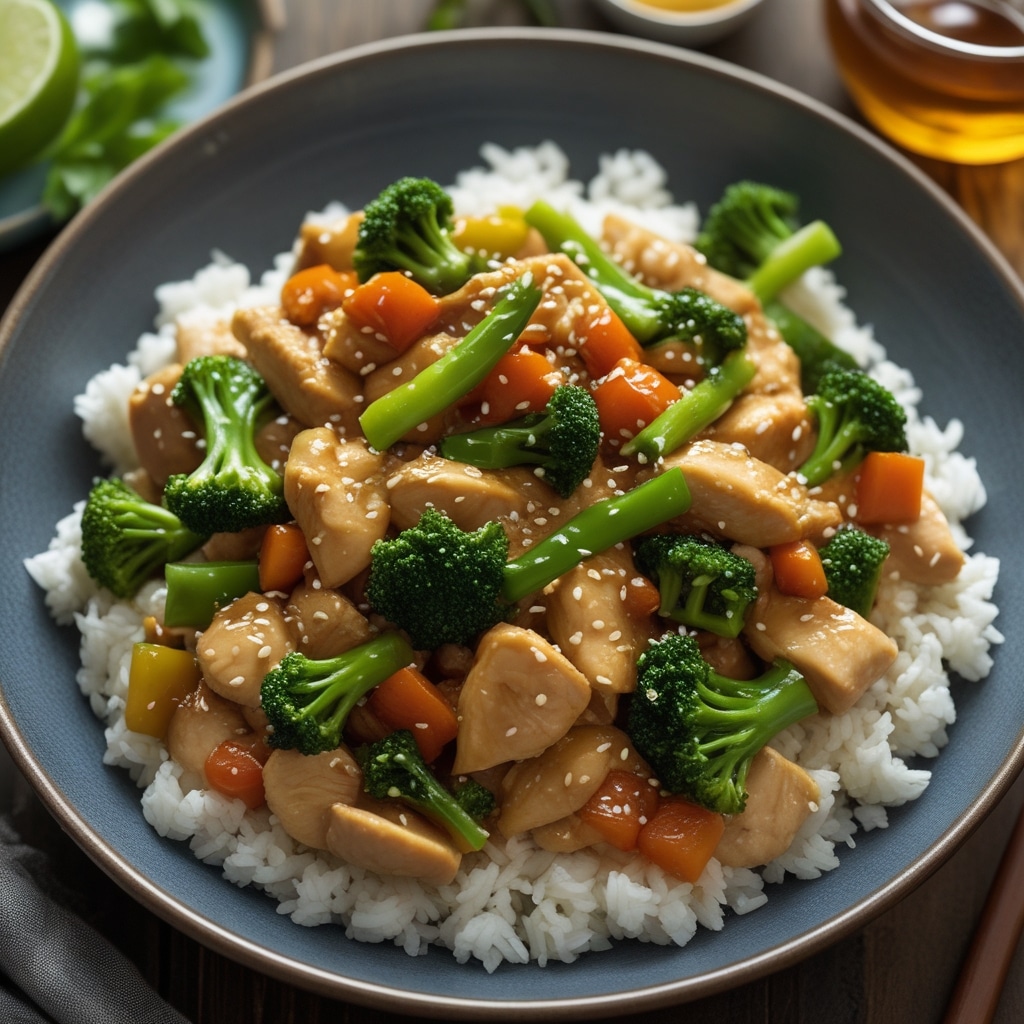 Honey Garlic Chicken Stir Fry