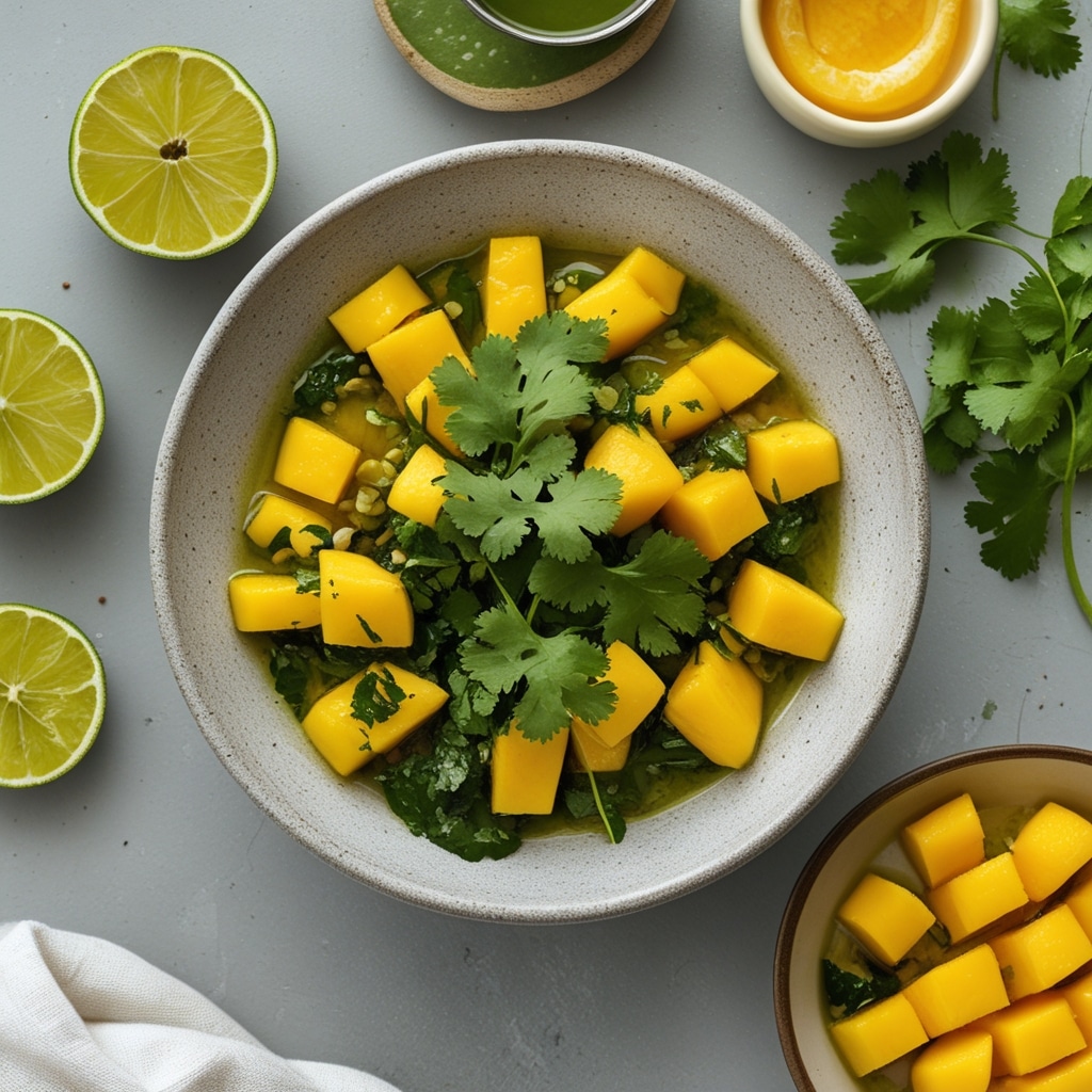Mango Salasa Recipe With Lime And Cilantro