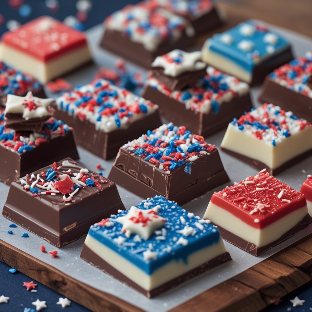 Delicious 4th of July Chocolate