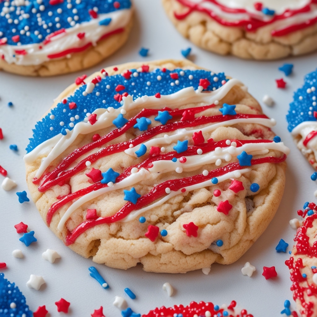 4th of July Sprinkle Cake Mix Cookies 1 4th of July Sprinkle Cake Mix Cookies