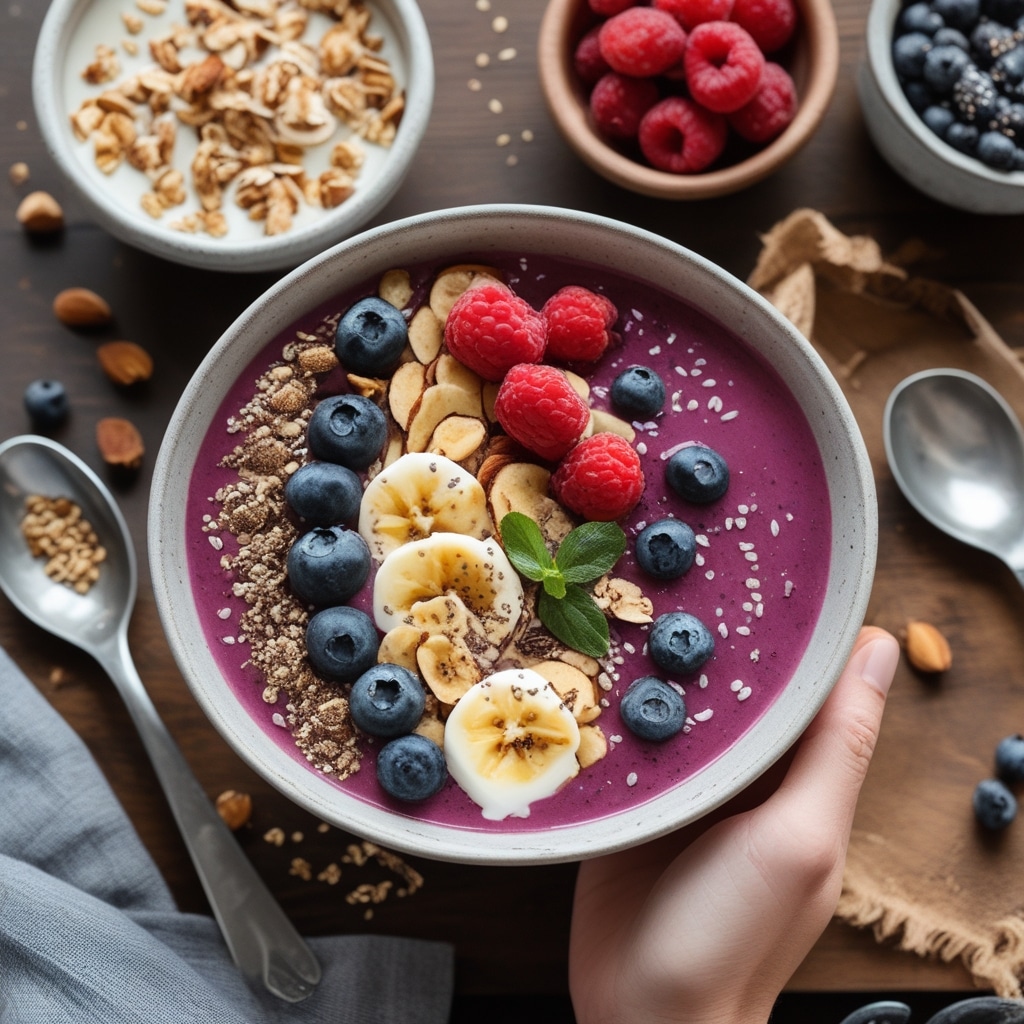 Healthy Breakfast Smoothie Bowl | Ready in 10 Minutes