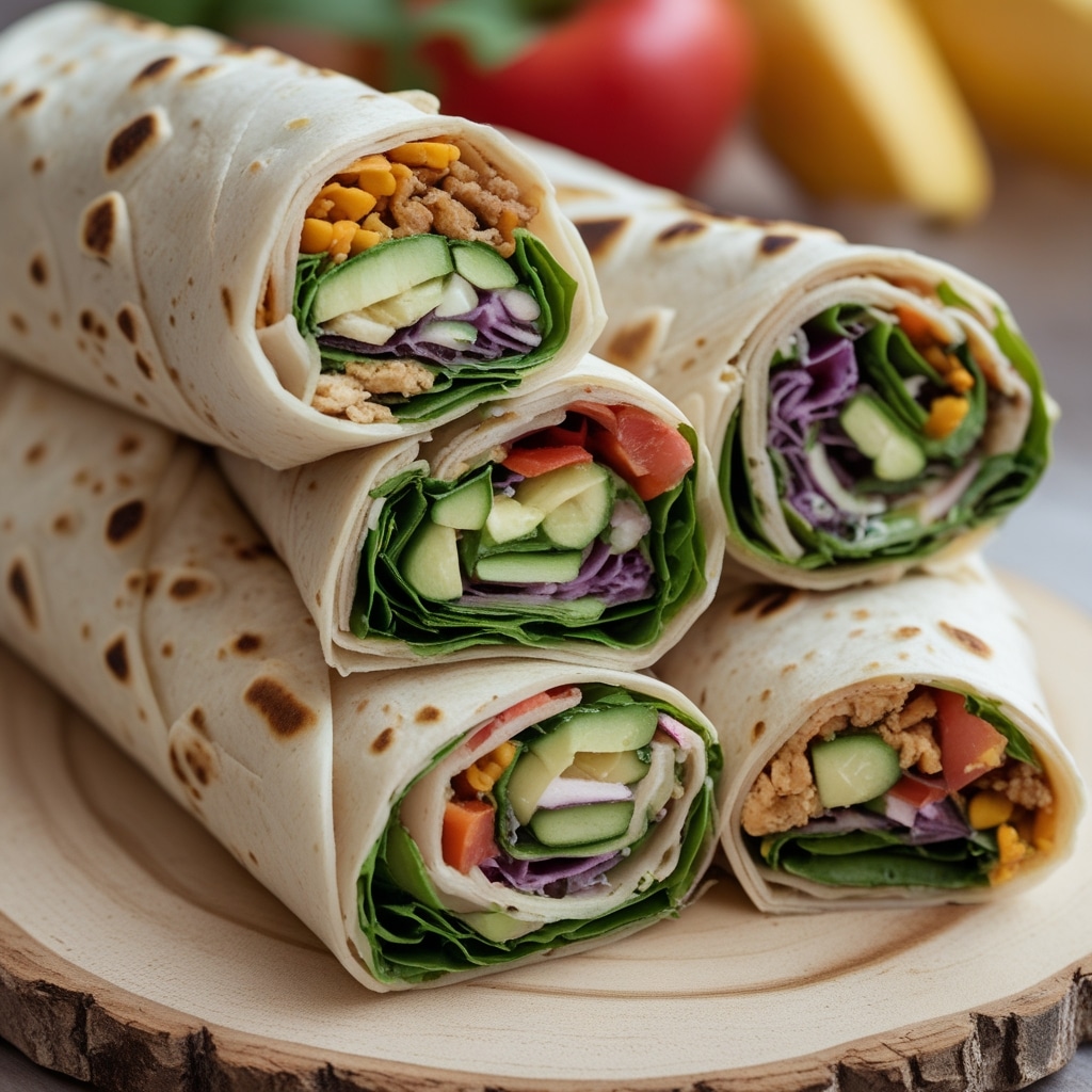 Easy School Lunchbox Wraps Recipe for Back to School