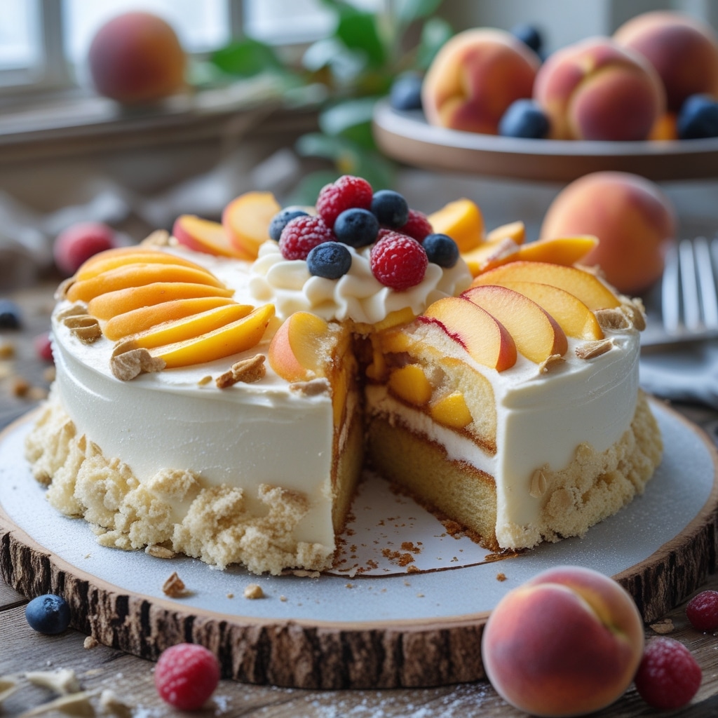 Irresistible Summer Peach Cake