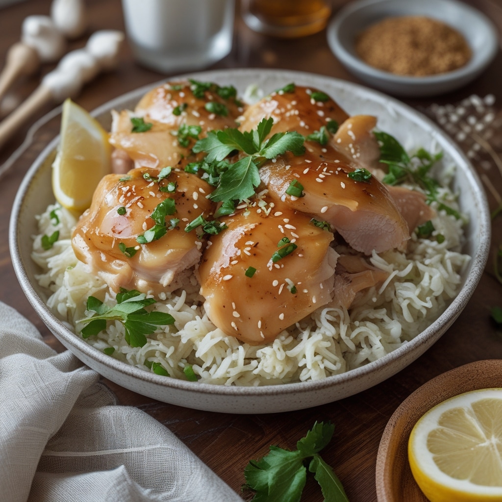 Slow Cooker Honey Garlic Chicken