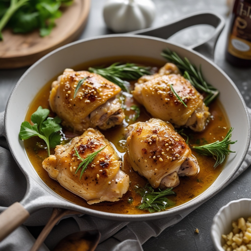 Honey Garlic Chicken Thighs for Dinner