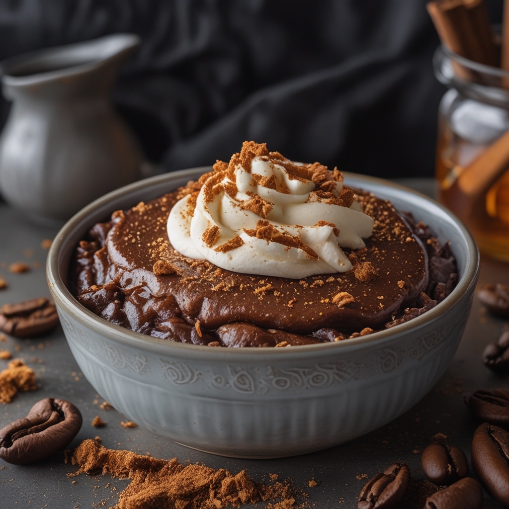 Decadent Coffee Bourbon Pudding 1 Decadent Coffee Bourbon Pudding
